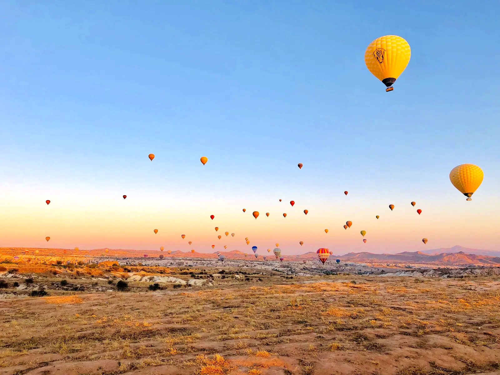 Globos sobre Capadocia