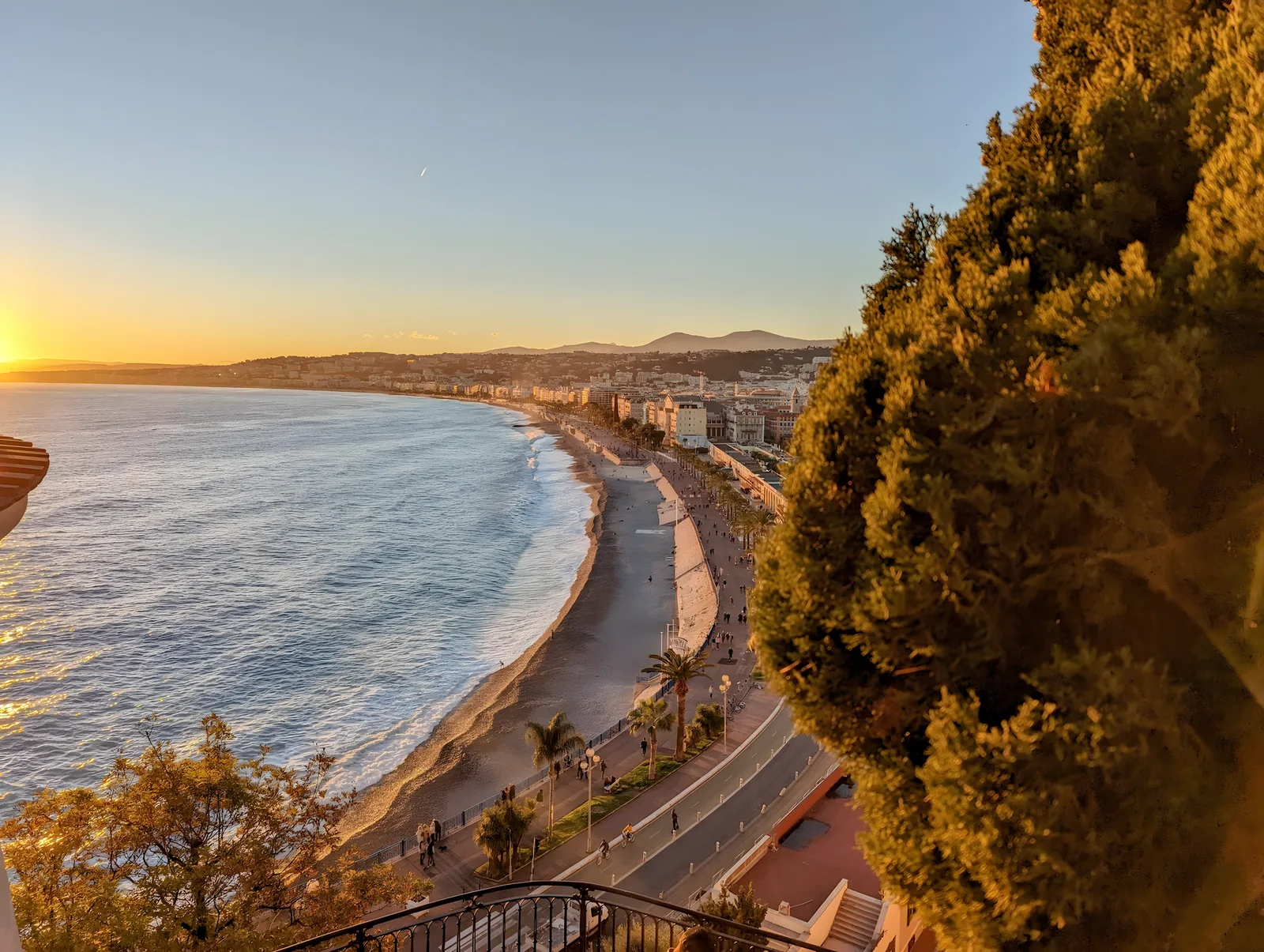 La Costa Azul en Niza, Francia