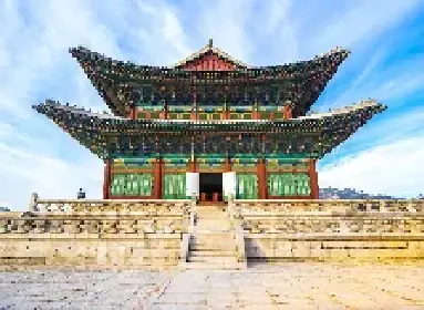 Palacio Gyeongbokgung en Seúl, Corea del Sur