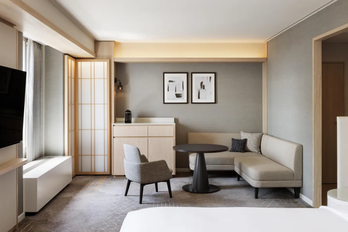 Habitación renovada del Sheraton Miyako Hotel Osaka