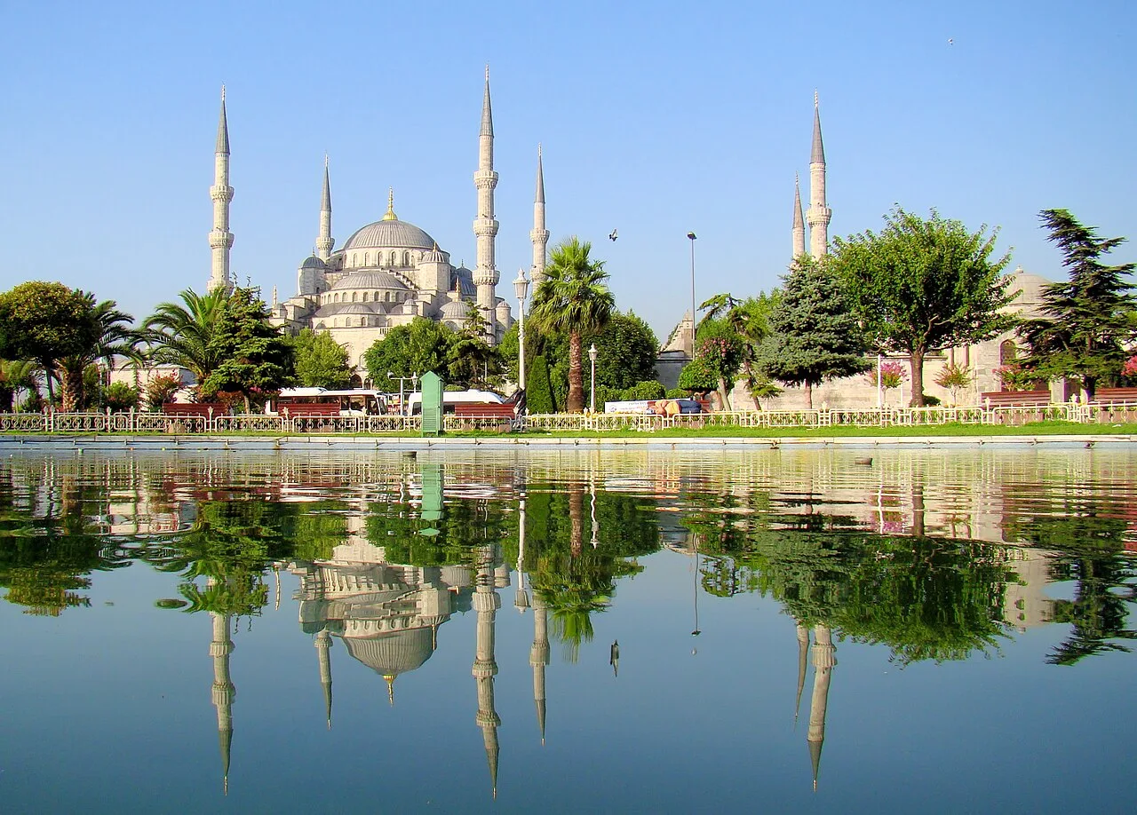 La Mezquita Azul en Estambul, Turquía
